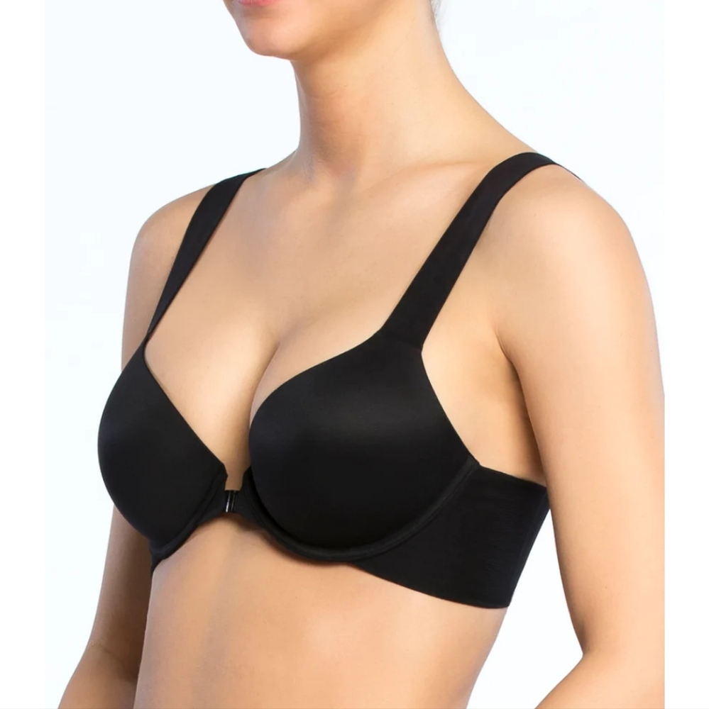 SPANX bra-llelughia demi lift front clasp bra
